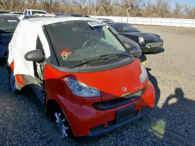 WMEEK31X58K098179 - 2008 SMART FORTWO PAS RED photo 1