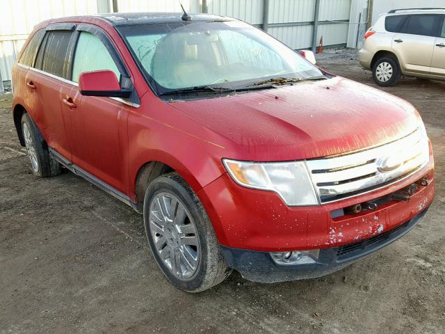 2FMDK49C68BA22526 - 2008 FORD EDGE LIMIT RED photo 1