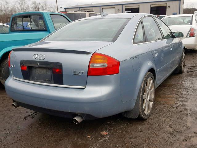 WAUCD64B14N070015 - 2004 AUDI A6 S-LINE BLUE photo 4