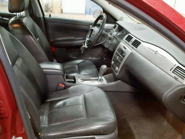 2G1WU581969334009 - 2006 CHEVROLET IMPALA LTZ BURGUNDY photo 5