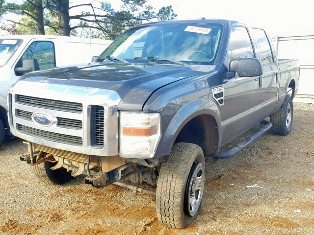 1FTWW31YX8ED92403 - 2008 FORD F350 SRW S CHARCOAL photo 2