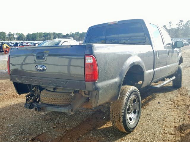 1FTWW31YX8ED92403 - 2008 FORD F350 SRW S CHARCOAL photo 4