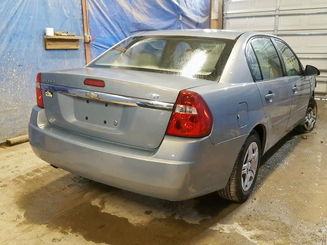 1G1ZS58F27F145581 - 2007 CHEVROLET MALIBU LS GRAY photo 4