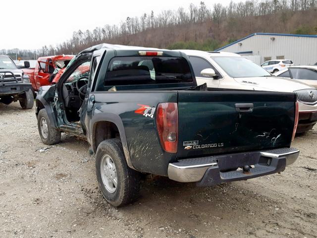 1GCDT136258265834 - 2005 CHEVROLET COLORADO GREEN photo 3