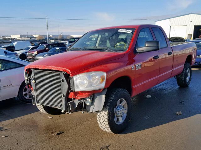 3D7MX38A48G166806 - 2008 DODGE RAM 3500 S RED photo 2