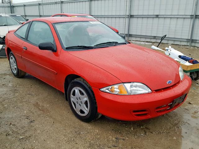 1G1JS124927140572 - 2002 CHEVROLET CAVALIER L RED photo 1