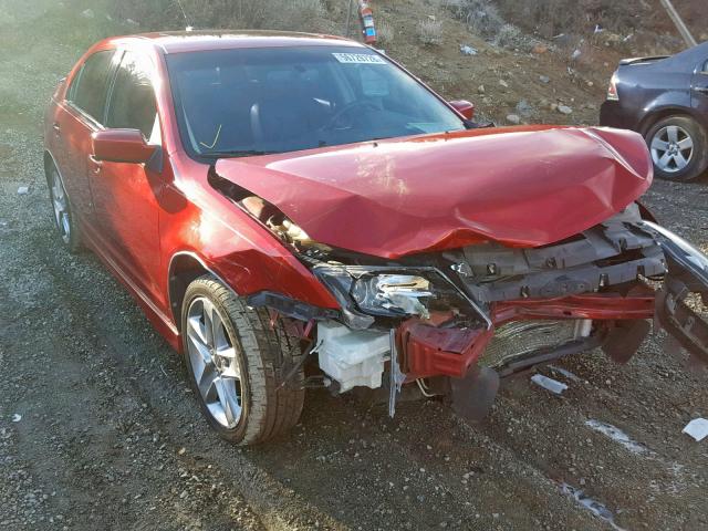 3FAHP0DCXAR315852 - 2010 FORD FUSION SPO RED photo 1