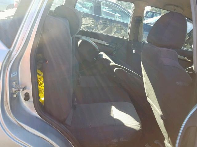 KL1TD66EX9B302900 - 2009 CHEVROLET AVEO LS SILVER photo 6