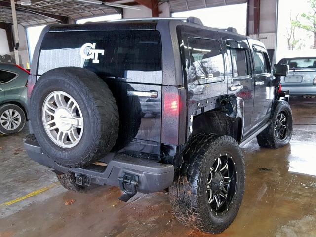 5GTDN136268101679 - 2006 HUMMER H3 BLACK photo 4