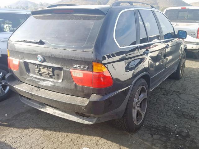 WBAFB33521LH25130 - 2001 BMW X5 4.4I BLACK photo 4