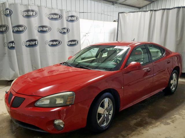 2G2WP552371131892 - 2007 PONTIAC GRAND PRIX RED photo 2