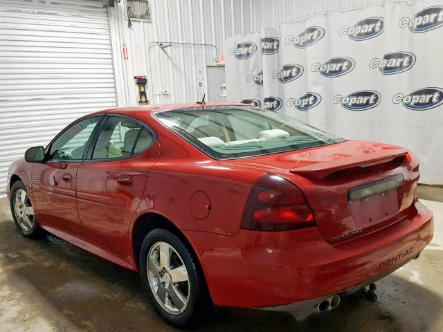 2G2WP552371131892 - 2007 PONTIAC GRAND PRIX RED photo 3