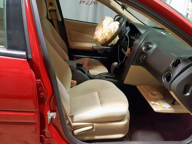2G2WP552371131892 - 2007 PONTIAC GRAND PRIX RED photo 5