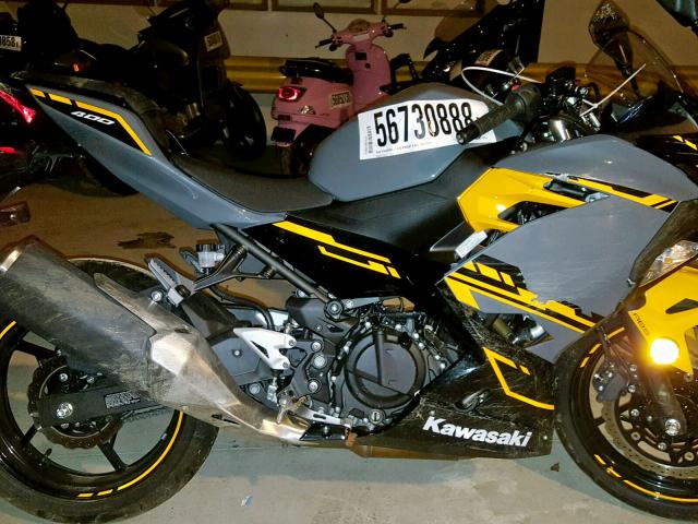 JKAEXKG16JDA09532 - 2018 KAWASAKI EX400 YELLOW photo 7