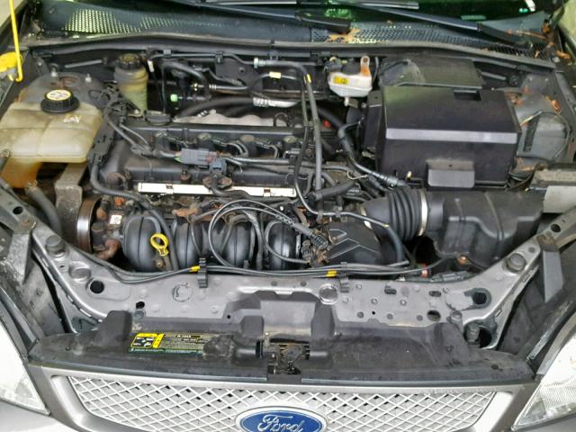 1FAFP38Z35W284115 - 2005 FORD FOCUS ZX4 GRAY photo 7