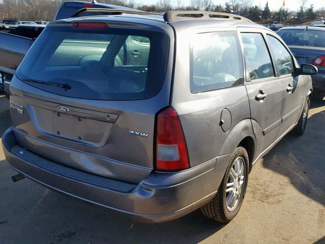 1FAHP36N75W231006 - 2005 FORD FOCUS ZXW SILVER photo 4