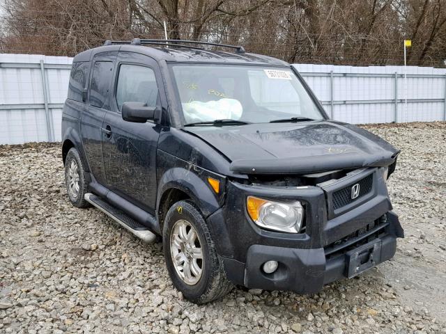 5J6YH17736L800135 - 2006 HONDA ELEMENT EX BLACK photo 1