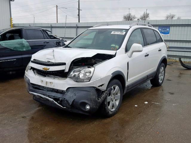 3GNAL2EK8CS564565 - 2012 CHEVROLET CAPTIVA SP WHITE photo 2