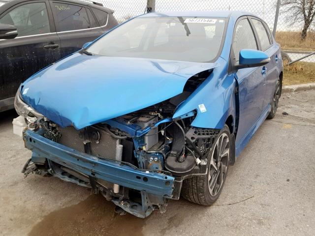 JTNKARJEXGJ519237 - 2016 TOYOTA SCION IM BLUE photo 2