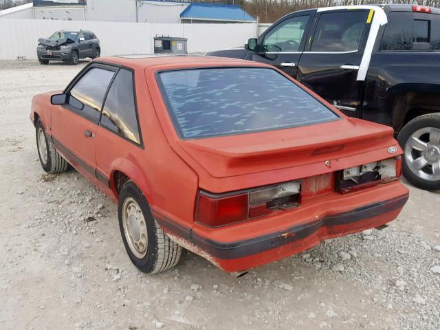 1FABP41EXJF264305 - 1988 FORD MUSTANG LX RED photo 3