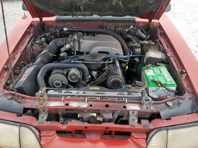 1FABP41EXJF264305 - 1988 FORD MUSTANG LX RED photo 7