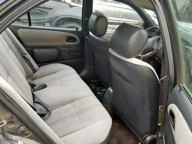 1Y1SK5267VZ427126 - 1997 GEO PRIZM BASE BLUE photo 6