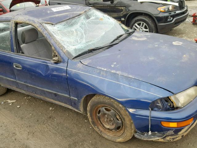 1Y1SK5267VZ427126 - 1997 GEO PRIZM BASE BLUE photo 9