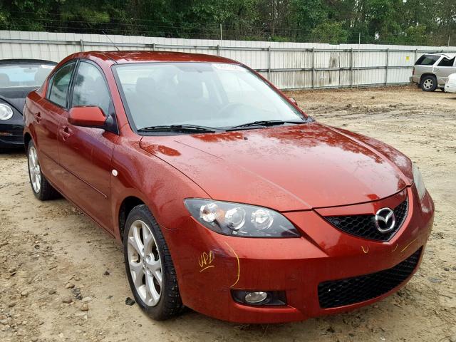 JM1BK32G591248606 - 2009 MAZDA 3 I BURGUNDY photo 1