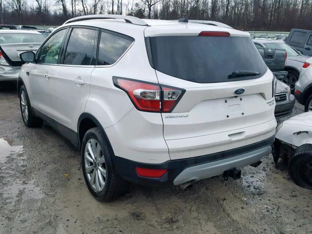 1FMCU9J90HUA90575 - 2017 FORD ESCAPE TIT WHITE photo 3