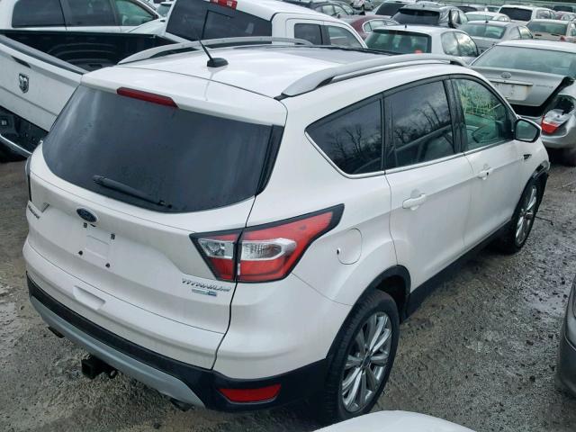 1FMCU9J90HUA90575 - 2017 FORD ESCAPE TIT WHITE photo 4