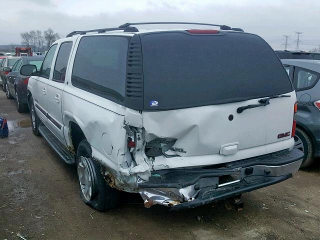 3GKFK16Z63G165023 - 2003 GMC YUKON XL K WHITE photo 3