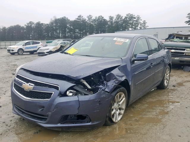1G11C5SA0DF148739 - 2013 CHEVROLET MALIBU 1LT BLUE photo 2