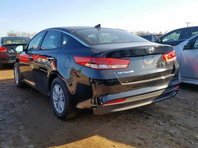 5XXGT4L38HG163489 - 2017 KIA OPTIMA LX BLACK photo 3