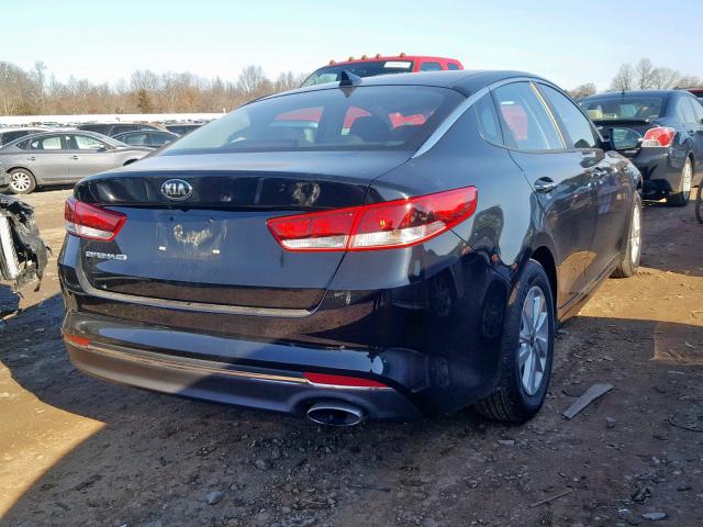 5XXGT4L38HG163489 - 2017 KIA OPTIMA LX BLACK photo 4