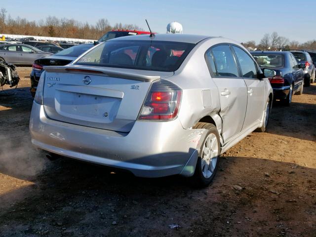 3N1AB6AP2AL687583 - 2010 NISSAN SENTRA 2.0 SILVER photo 4