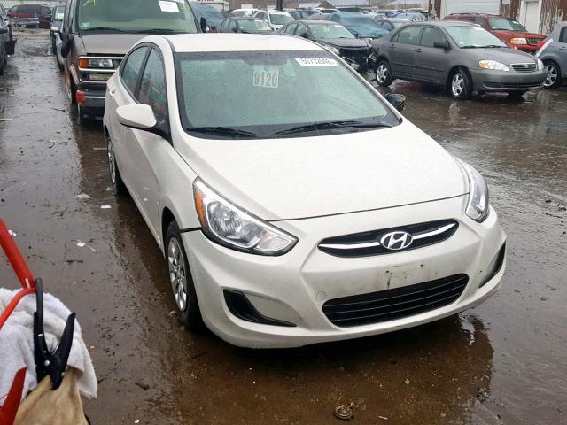 KMHCT4AE3GU094573 - 2016 HYUNDAI ACCENT SE BEIGE photo 1