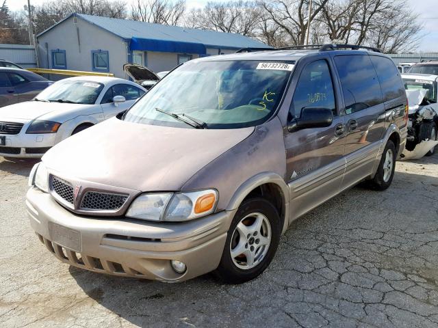 1GMDX03E2YD194941 - 2000 PONTIAC MONTANA BEIGE photo 2