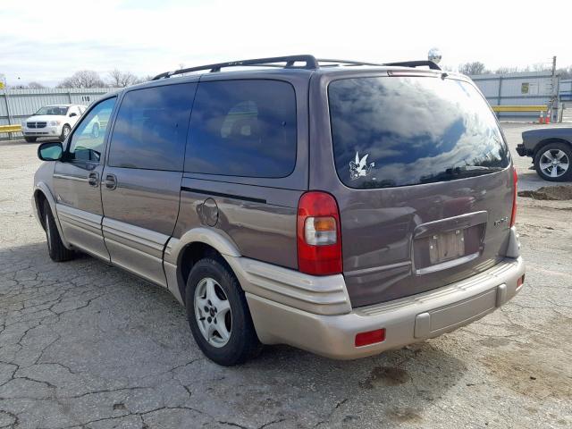 1GMDX03E2YD194941 - 2000 PONTIAC MONTANA BEIGE photo 3