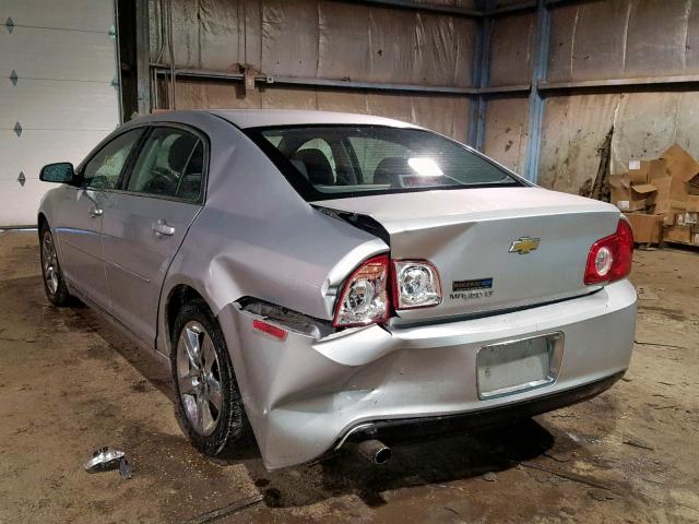 1G1ZC5EB0AF304300 - 2010 CHEVROLET MALIBU 1LT SILVER photo 3