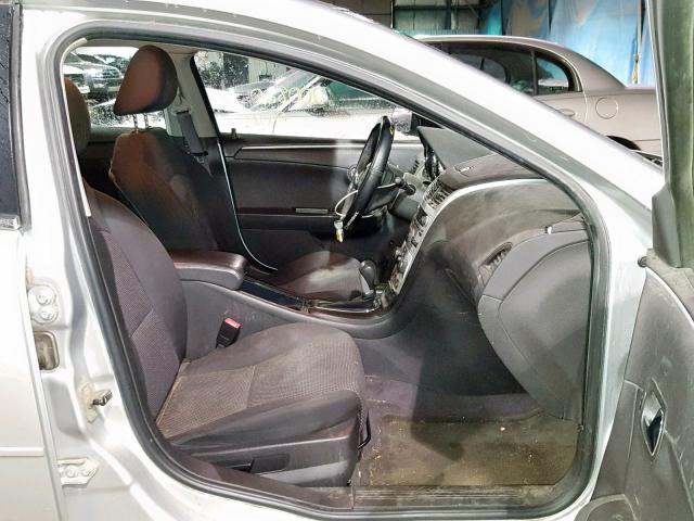 1G1ZC5EB0AF304300 - 2010 CHEVROLET MALIBU 1LT SILVER photo 5