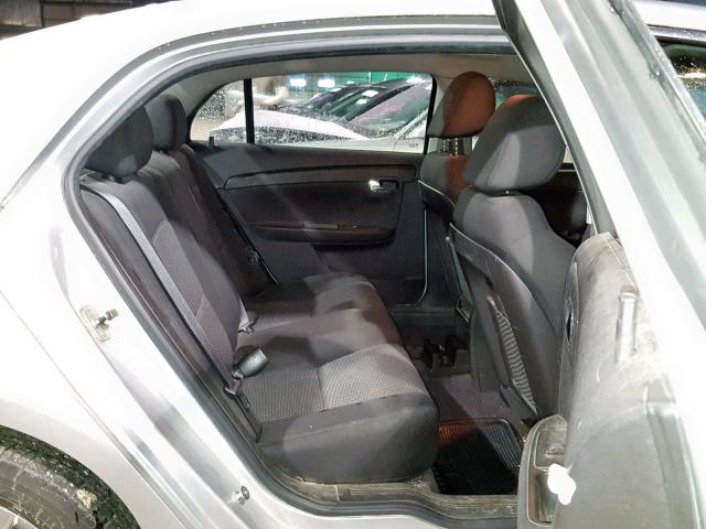 1G1ZC5EB0AF304300 - 2010 CHEVROLET MALIBU 1LT SILVER photo 6