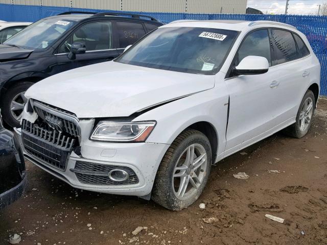 WA1M7AFP8GA047296 - 2016 AUDI Q5 TECHNIK WHITE photo 2