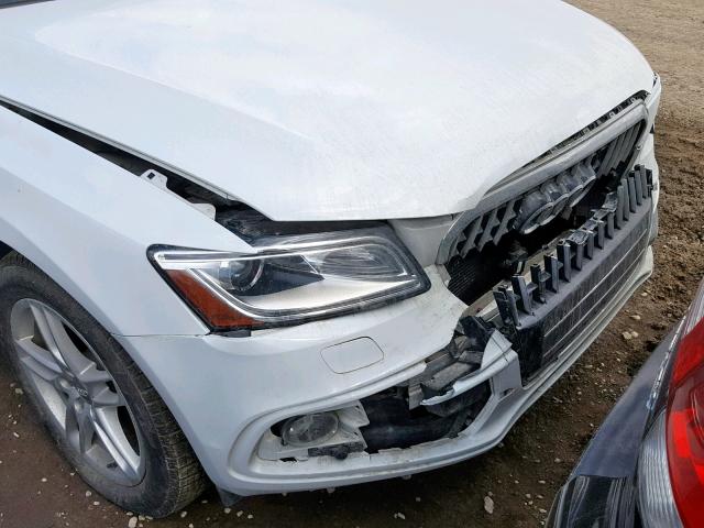 WA1M7AFP8GA047296 - 2016 AUDI Q5 TECHNIK WHITE photo 9