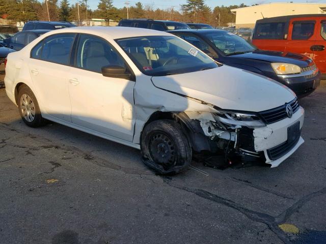 3VW2K7AJ9DM449602 - 2013 VOLKSWAGEN JETTA BASE Սպիտակ լուսանկար 1