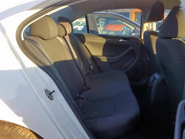 3VW2K7AJ9DM449602 - 2013 VOLKSWAGEN JETTA BASE Սպիտակ լուսանկար 6