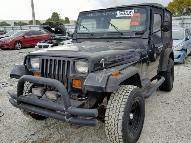 2J4FY29TXKJ155250 - 1989 JEEP WRANGLER / BLACK photo 2