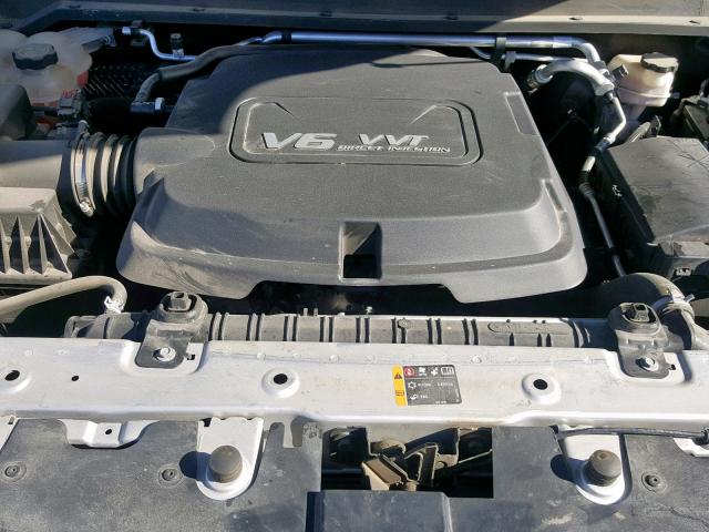 1GCGSCE39G1183657 - 2016 CHEVROLET COLORADO L SILVER photo 7