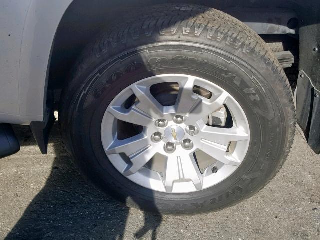 1GCGSCE39G1183657 - 2016 CHEVROLET COLORADO L SILVER photo 9