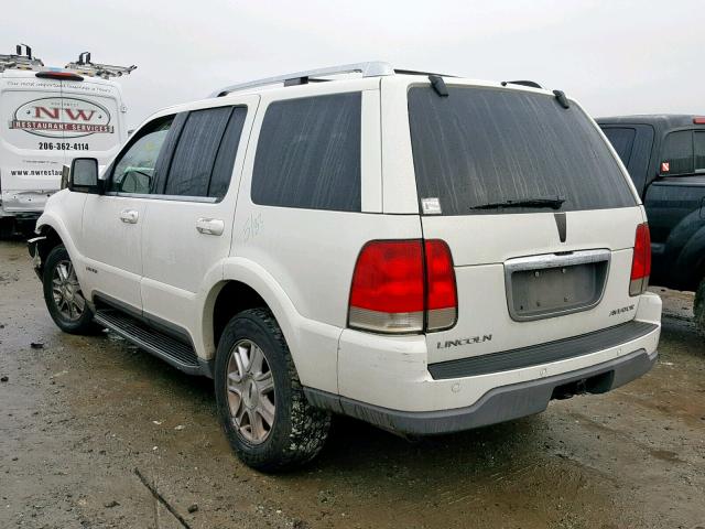 5LMEU88H63ZJ22289 - 2003 LINCOLN AVIATOR 白色 照片 3
