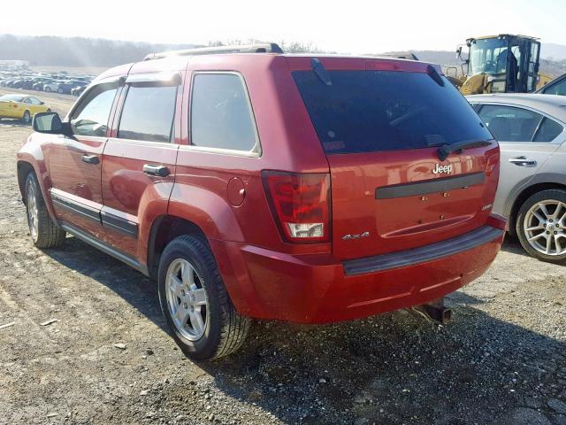 1J4GR48K45C680695 - 2005 JEEP GRAND CHER RED photo 3